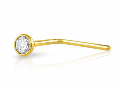 piercing nariz oro 18 quilates