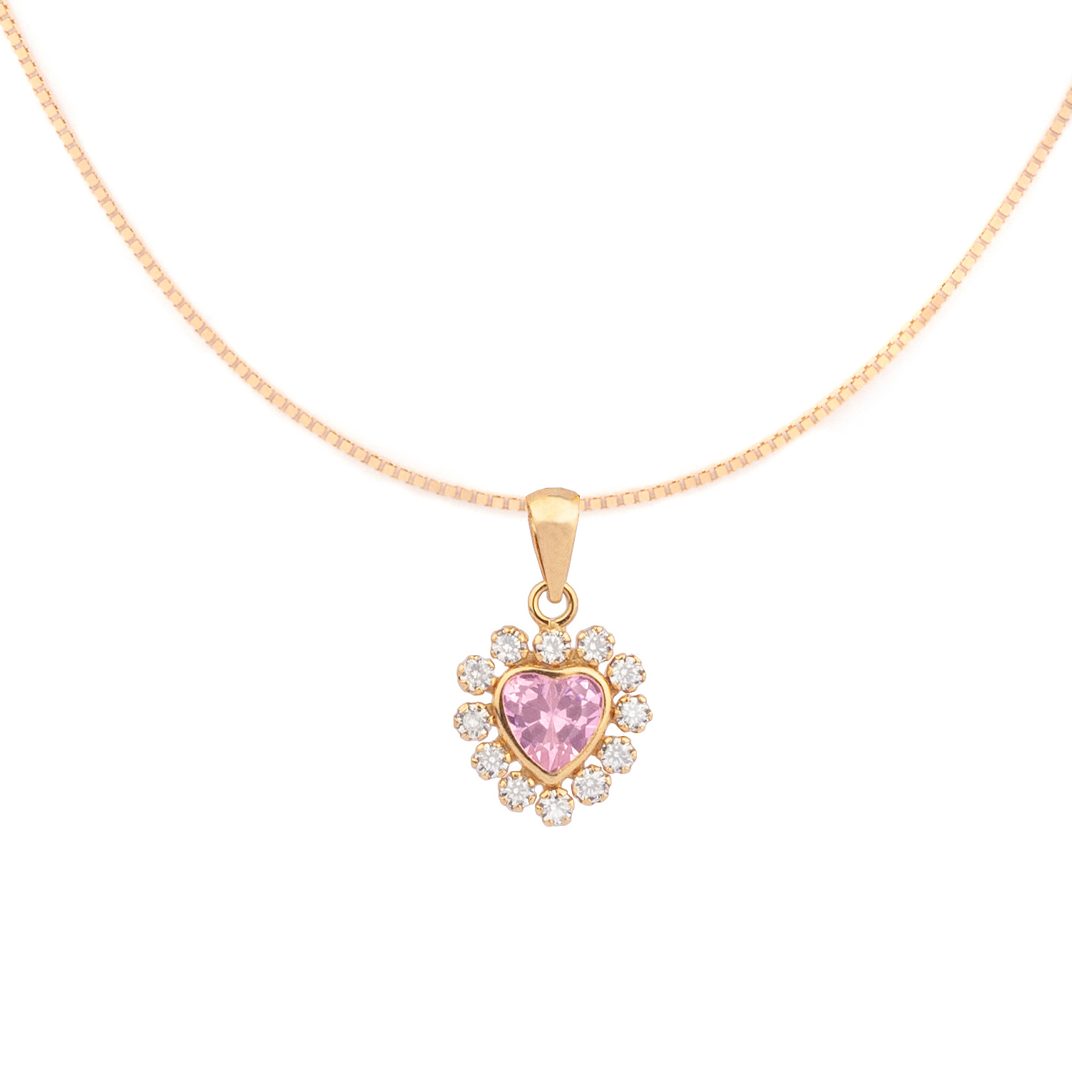 Collar Cuore Rosa