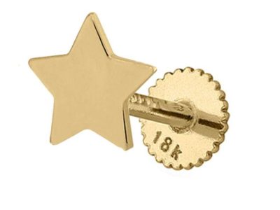 piercing estrella de oro