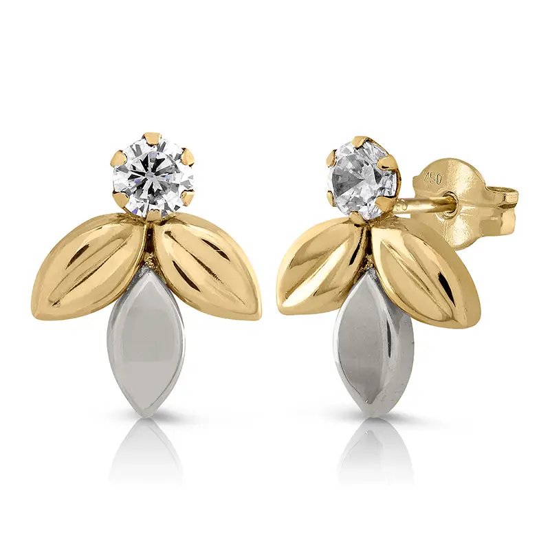 aros de oro para rostro ovalado