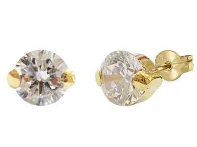 aros redondos de oro