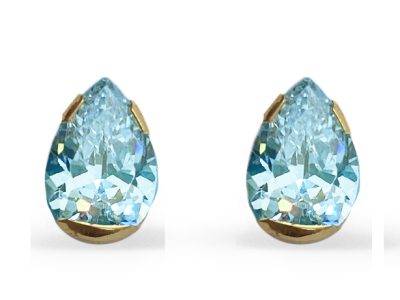 aros de oro gotas de agua