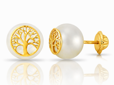 aros lipari oro italiano de 18 quilates